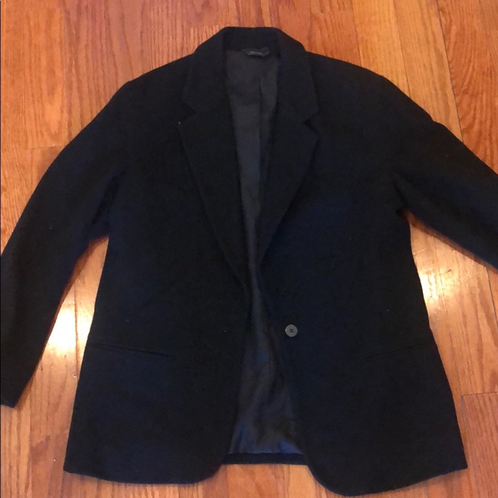 J Crew Black Wool Blazer, 8